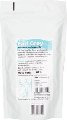 Long Man Tea Ърл Грей Насипен Чай 100g Пълнител