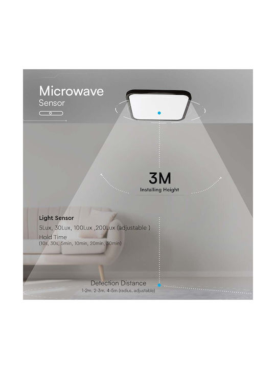 V-TAC Deckenleuchte 101cm Weiß mit Integrierter LED
