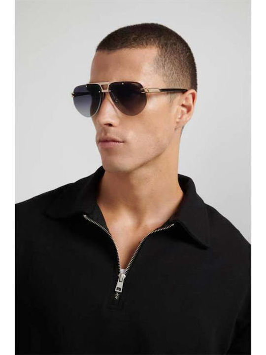 Carrera Men's Sunglasses With Black Metallic Frame And Grey Gradient Lens 1087/S I46/D6