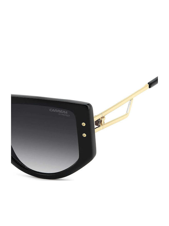 Carrera Women's Sunglasses with Black Horn-Rimmed Frame and Grey Gradient Lenses 3099/S 807/9O