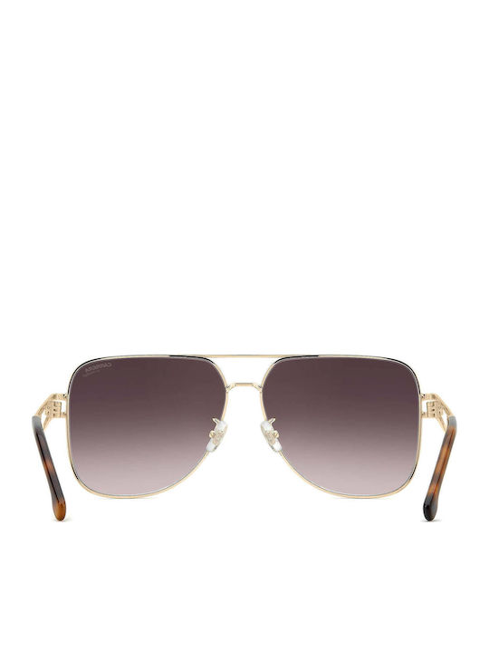 Carrera Women's Sunglasses with Beige Metallic Frame and Grey Gradient Lenses 3100/S 24W/YK