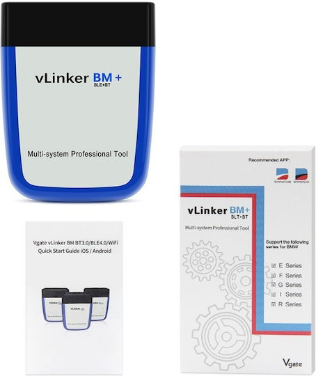 Vgate Vlinker Bm+ Diagnosis Bmw Bimmercode Resets Live Data Dpf Regeneration Flap Control Asd Programming