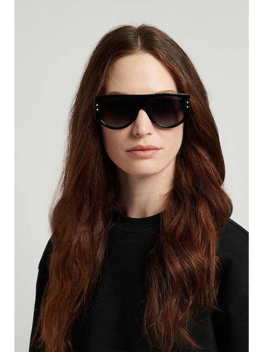 Carrera Women's Sunglasses with Gray Plastic Frame and Gray Gradient Lens 3099/S FWM/9O