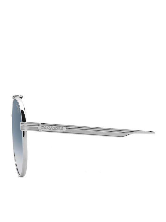 Carrera Men's Sunglasses With Silver Metallic Frame And Grey Gradient Lenses 381/S 31Z/08
