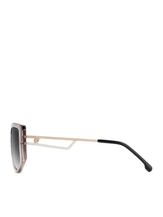 Carrera Women's Sunglasses with Gray Plastic Frame and Gray Gradient Lens 3099/S FWM/9O