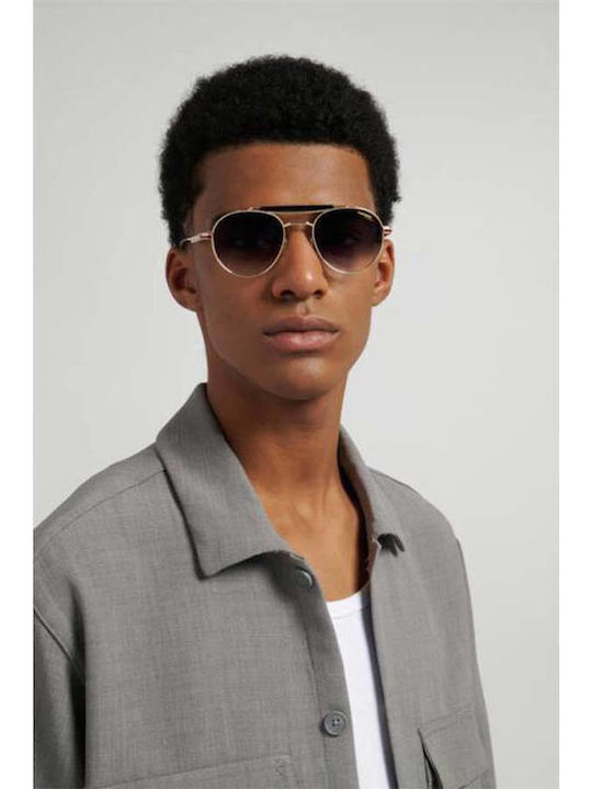 Carrera Men's Sunglasses With Silver Metallic Frame And Grey Gradient Lenses 381/S 31Z/08