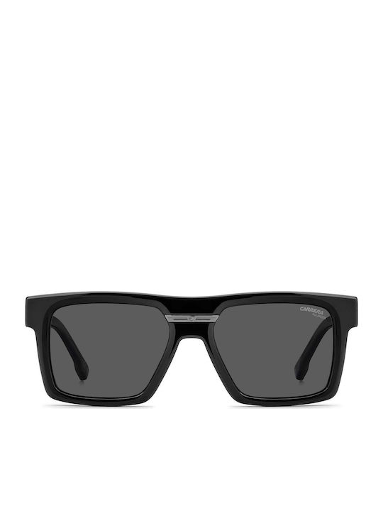 Carrera Sunglasses Μαύρα with Acetate Frame & Black Lens