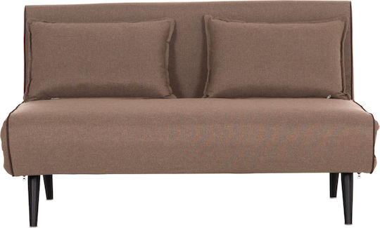 Asma Doppelsitzer Sofa Bett Dunkles Beige 143x78x84cm