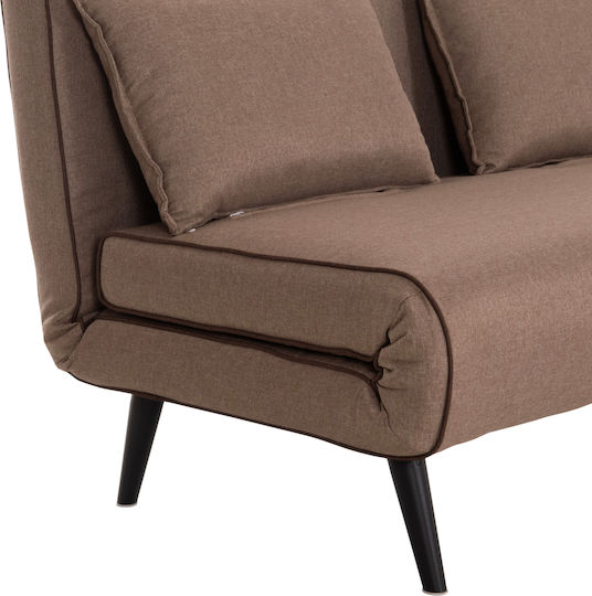 Asma Doppelsitzer Sofa Bett Dunkles Beige 143x78x84cm