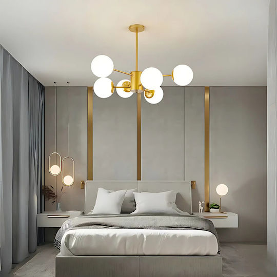 Alista Home Pendant Light Gold for 6 Bulbs E27