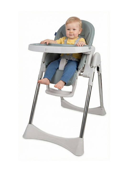 Milluna Andromeda Foldable Baby Highchair with Adjustable Height Gray
