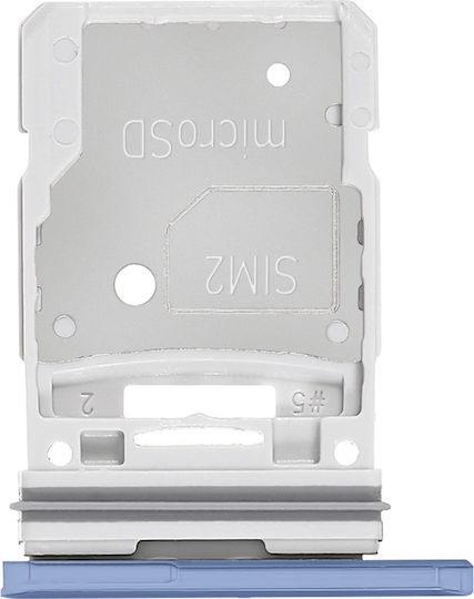 Clappio SIM Card Tray Compatible Galaxy S20 FE Dual Nano SIM Blue