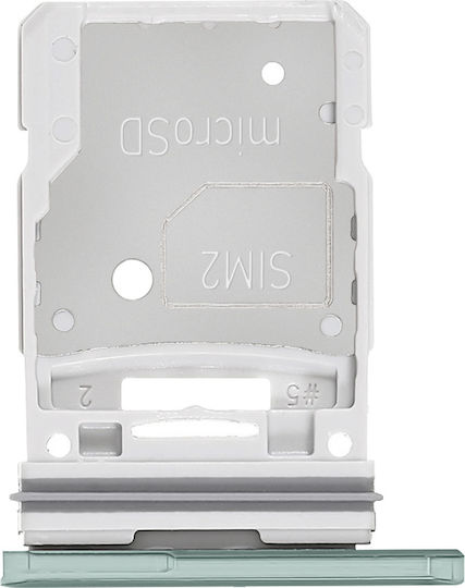 Clappio Sim Card Tray Compatible Galaxy S20 Fe Dual Nano Sim Mint Green
