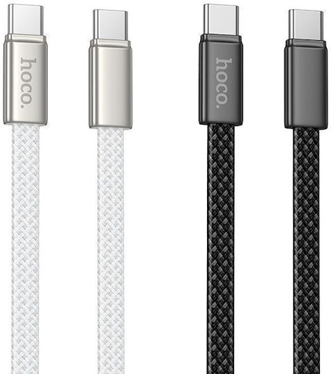 Hoco Равен USB 2.0 Кабел USB-C мъжки - USB-C мъжки 60W Черен 1м (311832)