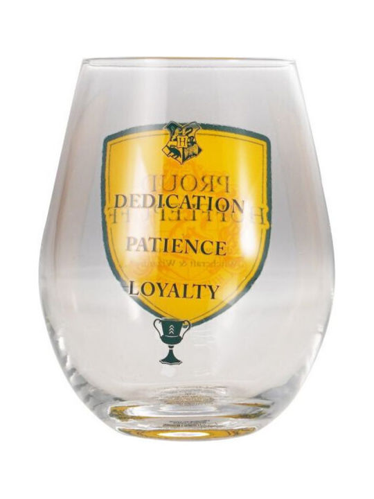 Harry Potter Proud Hufflepuff Glas Tasse 325ml Gl01hp19