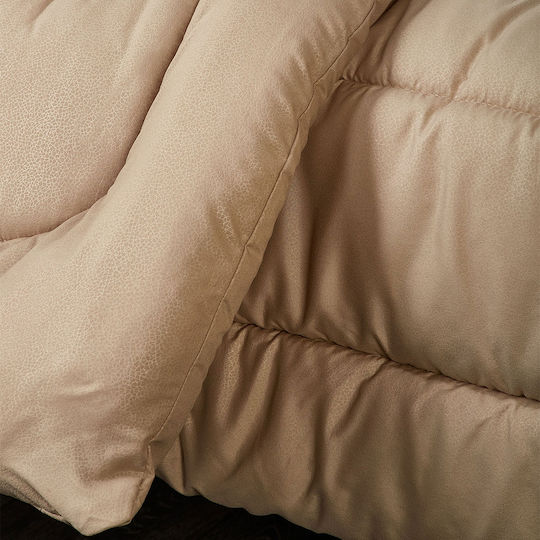 Whitegg Bettdecke Großes Doppelbett mit Microfiber-Füllung 220x240cm ΠΑΠ96 1 Terracotta