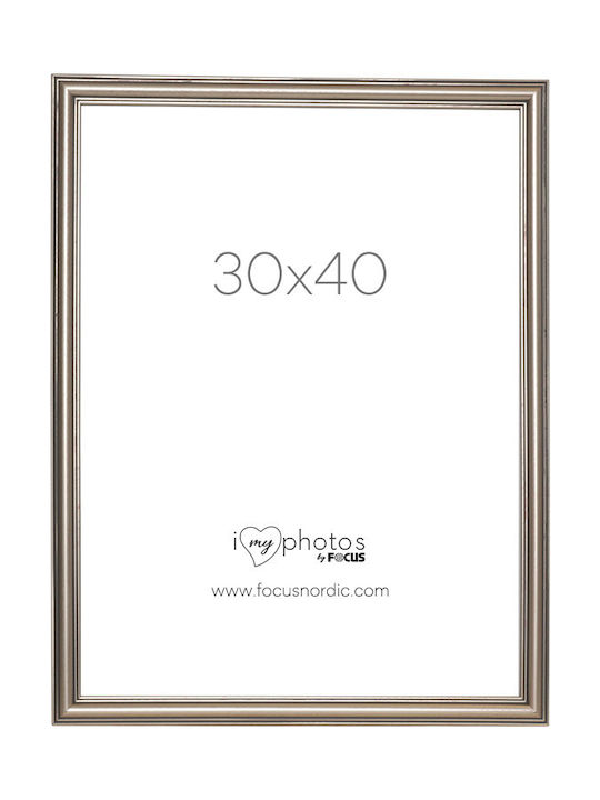 Κορνίζα Focus Focus Tango Ασημί 30x40
