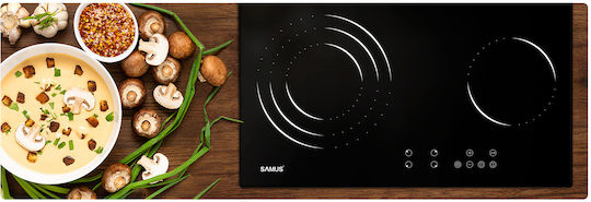 Samus Κεραμική Εστία Αυτόνομη 56x48εκ.