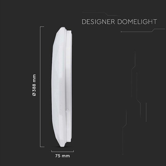 V-TAC Round Outdoor LED Panel 20W 38.8cm