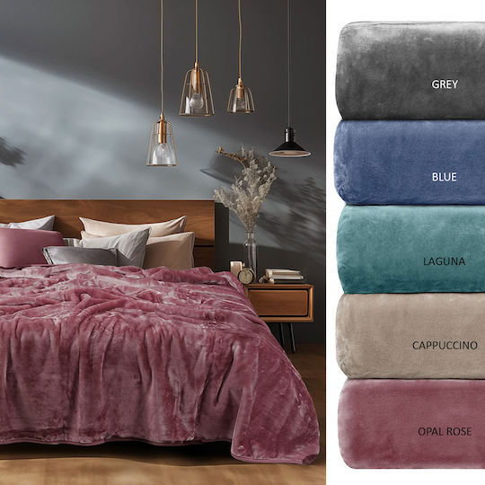Adam Home 700 Samtige Übergröße Decke 220x240cm Cappuccino