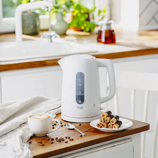 Adler Kettle 1.7lt 1379W White