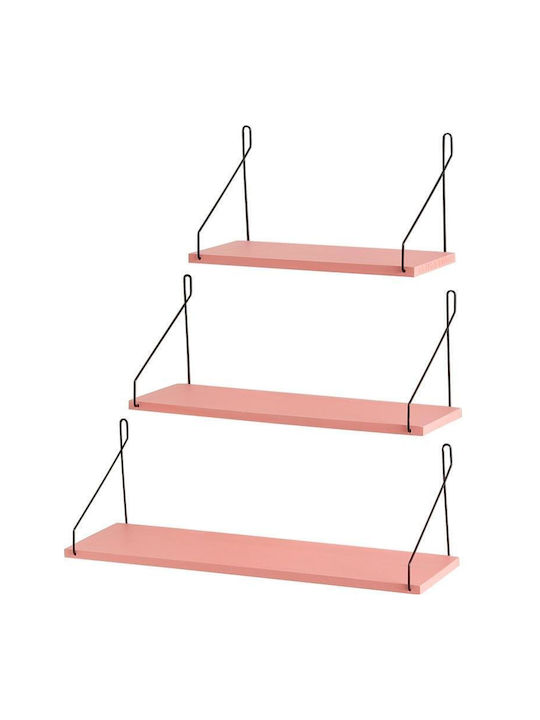 Ράφι Τοίχου Pink 40x15.8x16.5εκ.