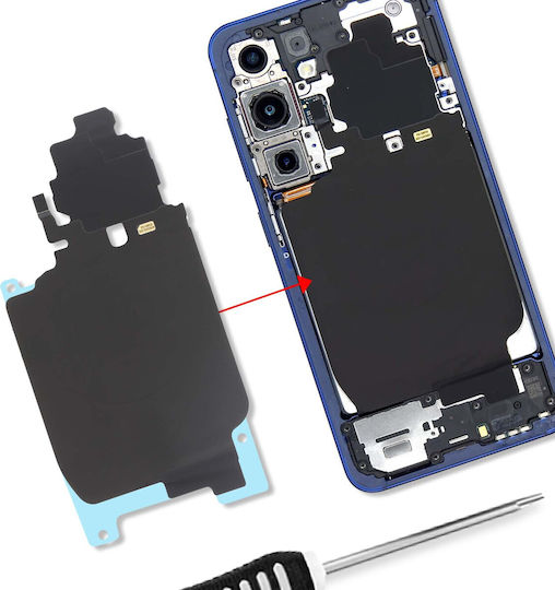 Clappio Nfc Compatible Galaxy S25 Wireless Charging Mobile Payment Black