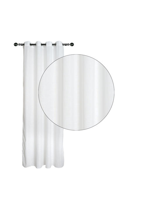 Das Home Curtain with Grommets 2249 Ecru 140x270cm