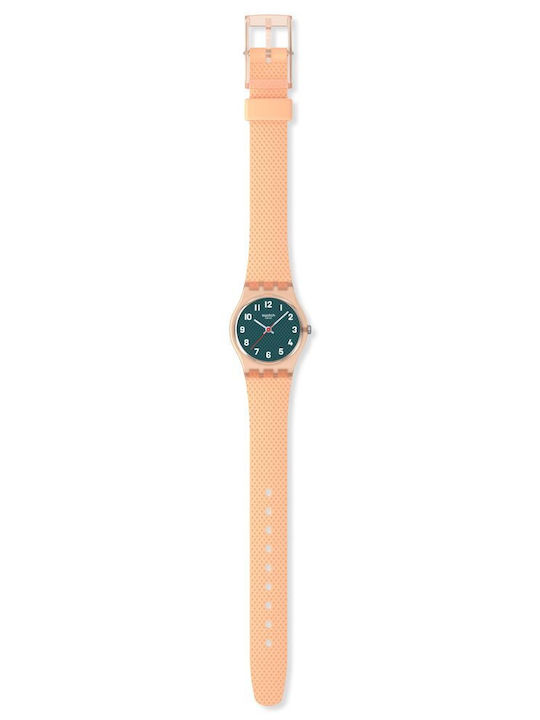 Swatch Swatch Women's Watch with Orange Rubber Strap