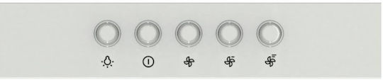 Gorenje Απορροφητήρας Καμινάδα 50cm Inox