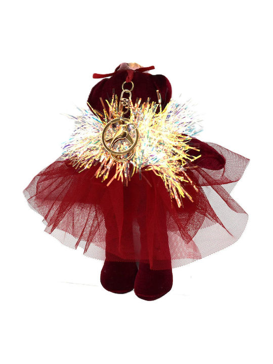 Plushy Bear Keychain Strass K 482280 Red