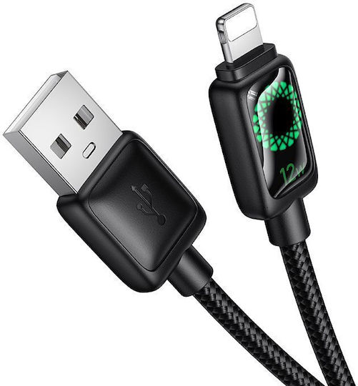 Hoco USB-A zu Lightning Kabel 18W Schwarz 1.2m (311835)