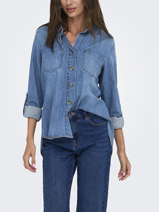 Long Sleeve Women's Shirt Blue