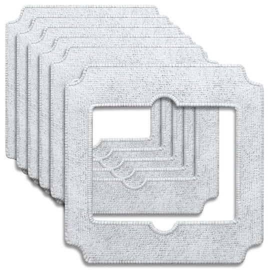 Set 2 Ecovacs Microfiber Cleaning Pads Compatible Winbot Mini Gray