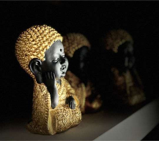 InTheBox Διακοσμητικός Βούδας Πολυρητίνης Baby Buddha 2 12x10x17cm