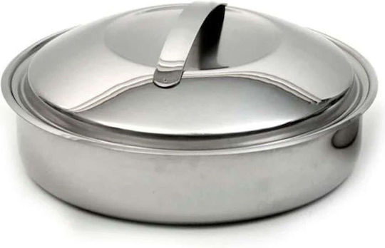 Cook-Shop Baking Pan with Lid Made of Stainless Steel 33cm