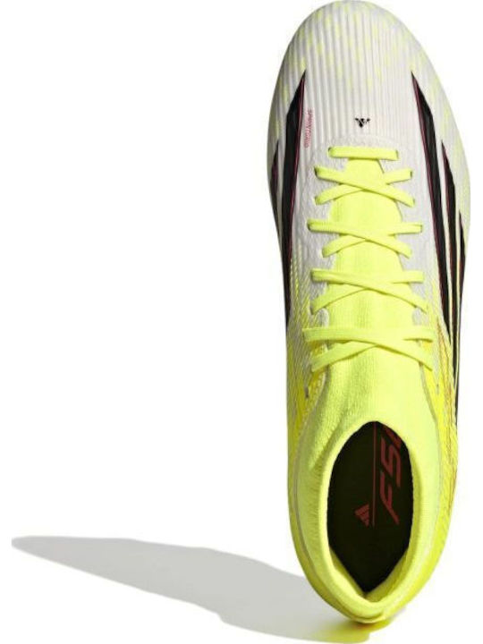 adidas F50 League Mid Football Shoes with Cleats Yellow