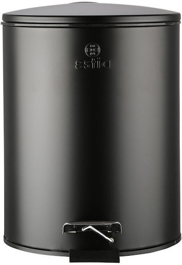 Homely Badezimmer Mülleimer Classic Soft Close 5lt Matt Schwarz