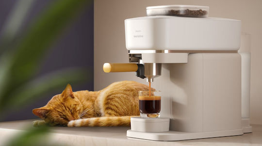Philips Baristina Automatic Espresso Coffee Machine 1500W Pressure 16bar with Grinder White BAR300/03