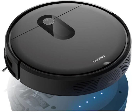 Lenovo E2 Pro Σκούπα Ρομπότ με Έξυπνη Πλοήγηση & Απορρόφηση 2000Pa Μαύρη