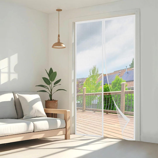 Net Balcony Σίτα Πόρτας με Μαγνητικό Κούμπωμα 240x110cm
