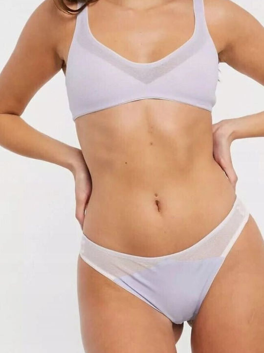 Women's Bra without Padding Light Blue