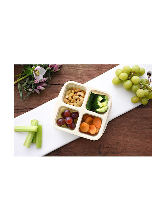 Melii Set Mittagsboxen Silikon Mehrfarbig 23x18cm 4 Stück