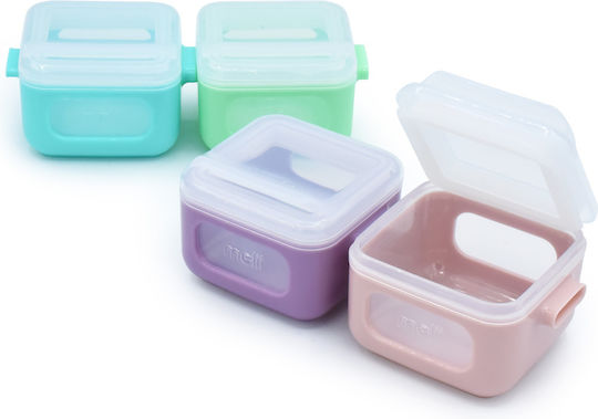 Melii Plastik Kinder Lebensmittelbehälter Mehrfarbig