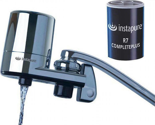 Instapure F5 Faucet Mount Water Filter Compact Activated Carbon With R5 0.5 μm Filter