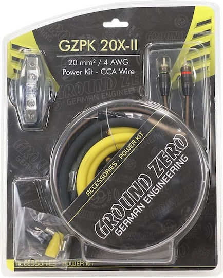 Ground Zero GZPK 20X Set Car Audio Cables 4GA GZPK-20X Κιτ