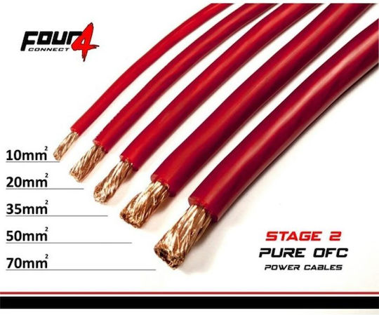 Four Connect Car Audio Stereo Cable Strom für Autos