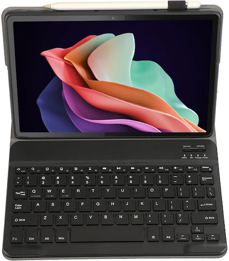 Bluetooth Flip Cover with Keyboard in English US Black (Lenovo Tab P11 (2nd Gen))