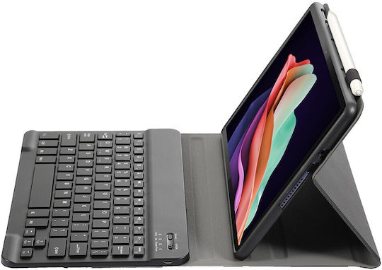 Bluetooth Flip Cover with Keyboard in English US Black (Lenovo Tab P11 (2nd Gen))