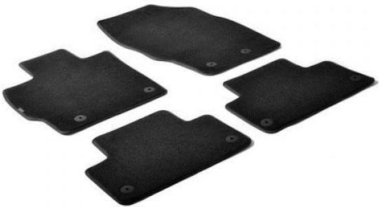Lampa Set of Front and Rear Mats 4pcs for Mazda CX-7 2013+ Black